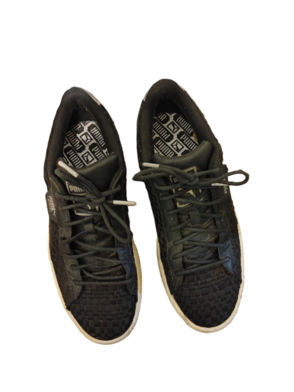 PUMA Basket Weave Sneakers Size 9.5